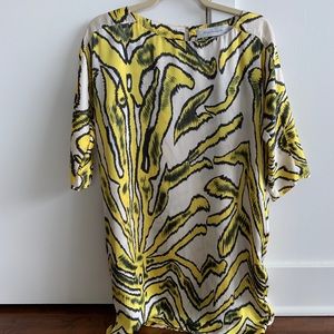 Silk shift dress